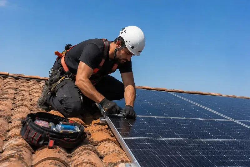 Maintenance et monitoring de panneaux solaires à Saint-Pardoux-Soutiers