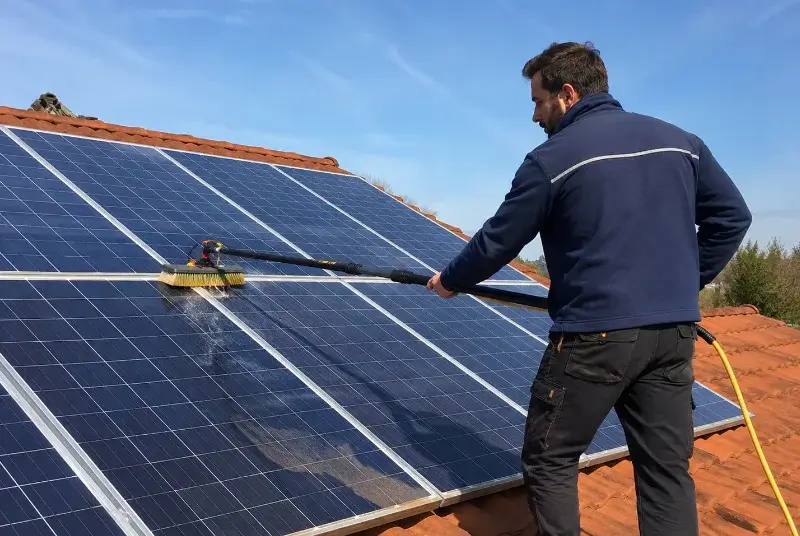 Nettoyage et entretien de panneaux solaires à Saint-Pardoux-Soutiers